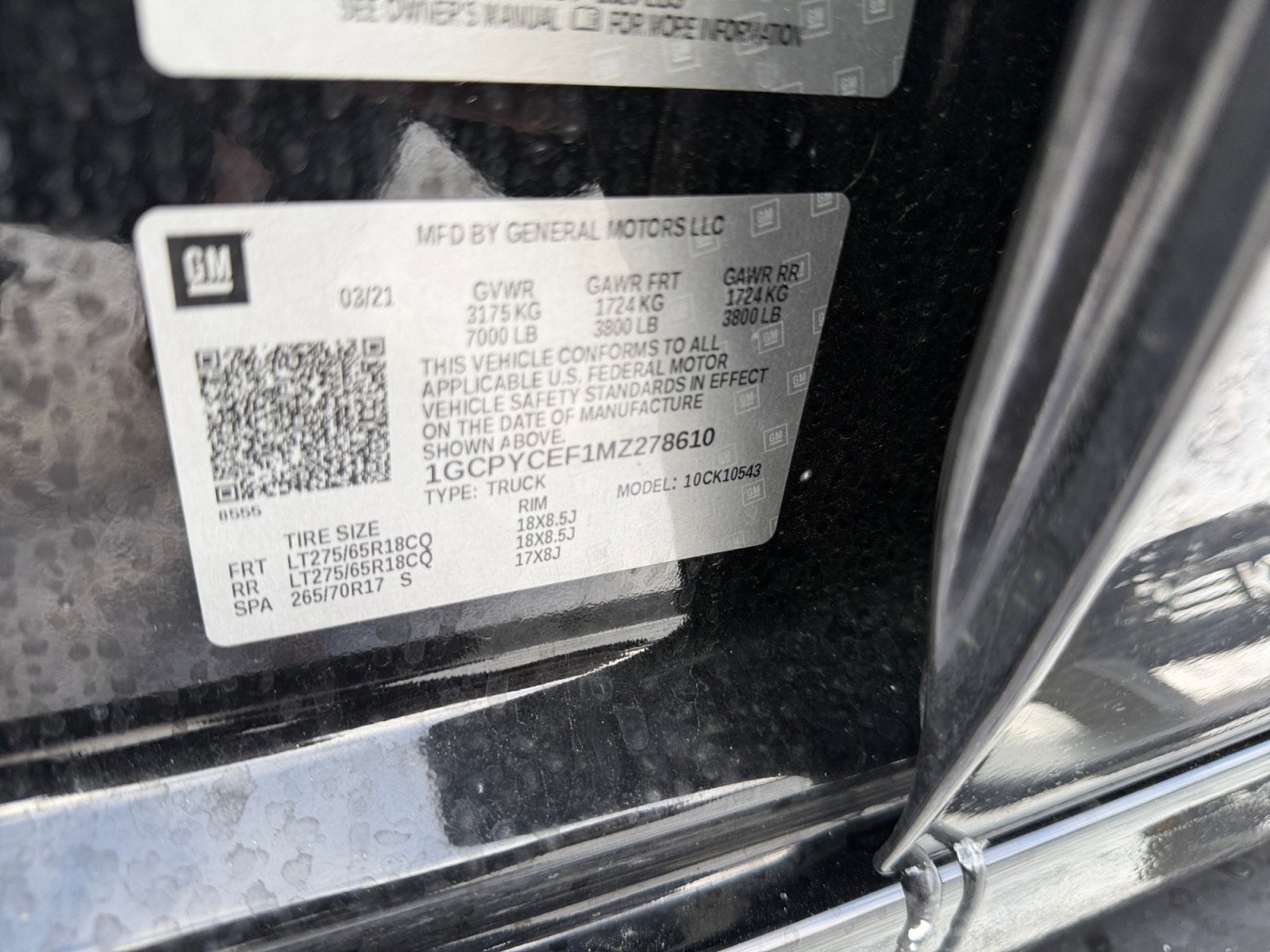 2021 Chevrolet Silverado 1500 Custom Trail Boss