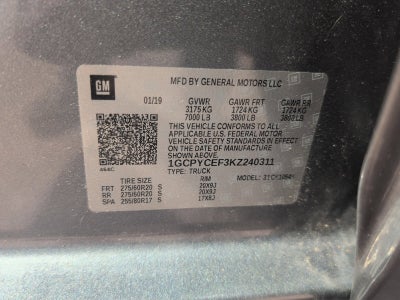 2019 Chevrolet Silverado 1500 Custom Trail Boss