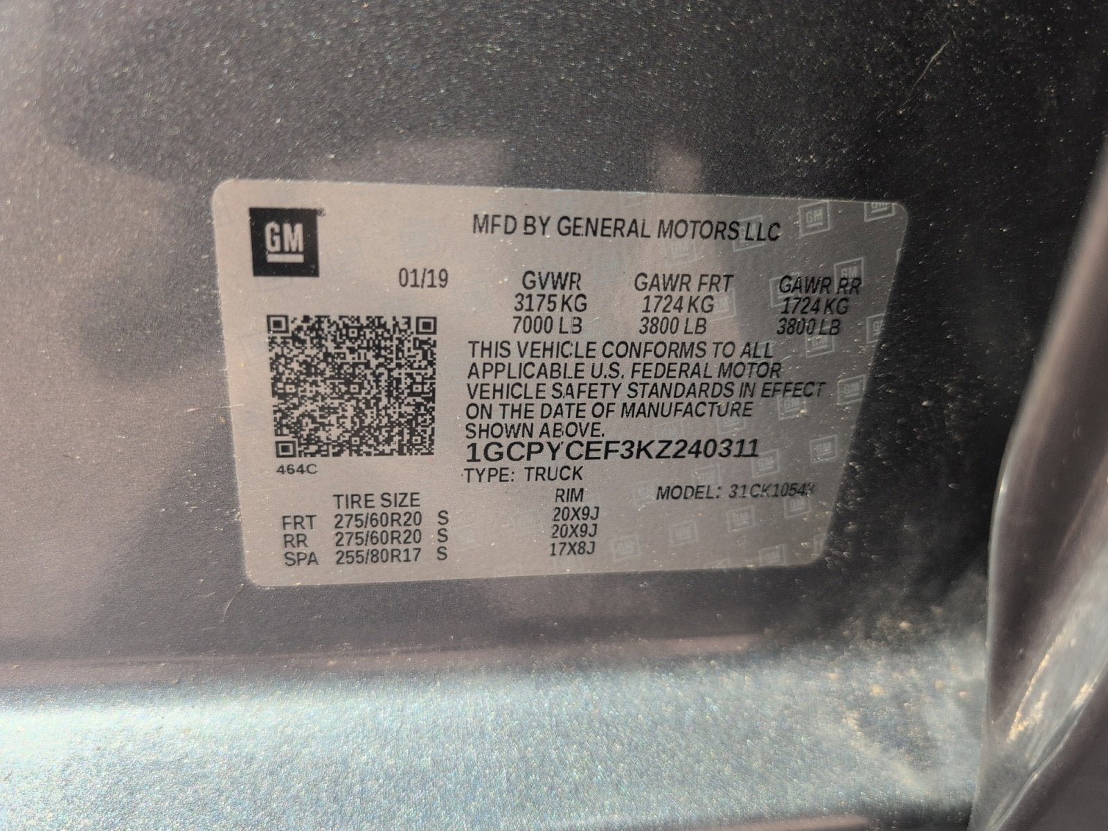 2019 Chevrolet Silverado 1500 Custom Trail Boss