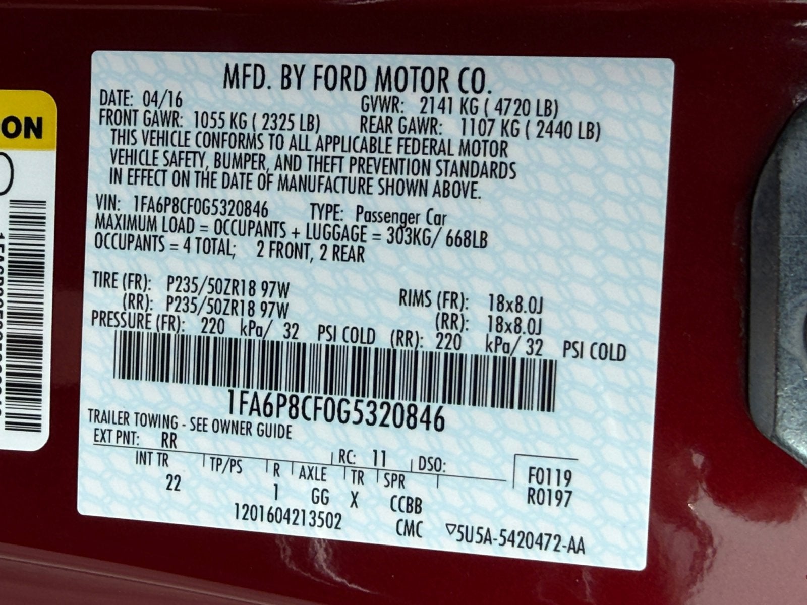 2016 Ford Mustang GT
