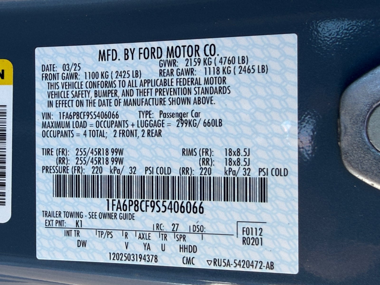 2025 Ford Mustang GT
