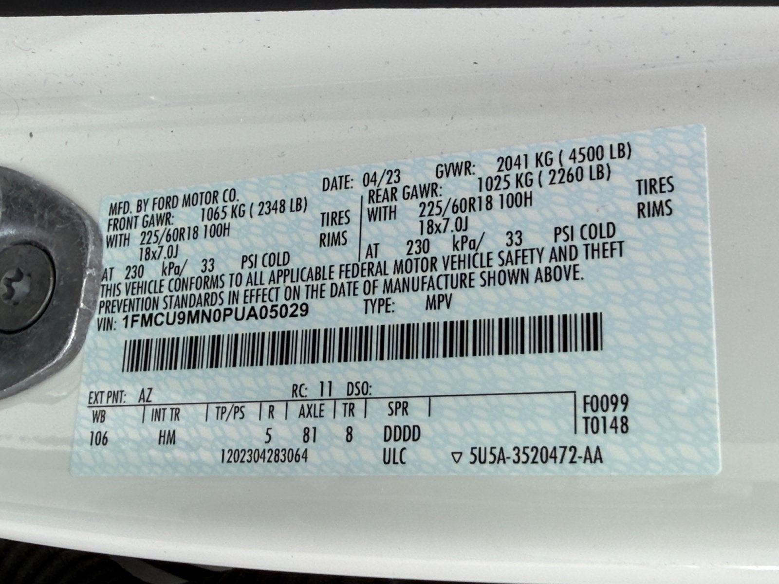 2023 Ford Escape ST-Line
