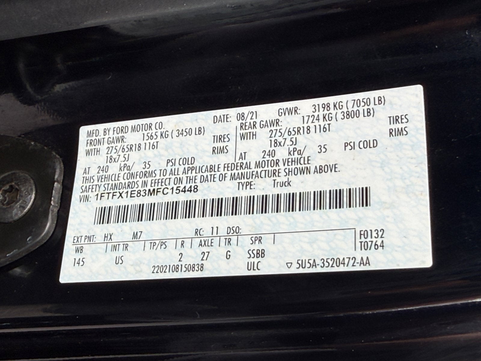2021 Ford F-150 XLT