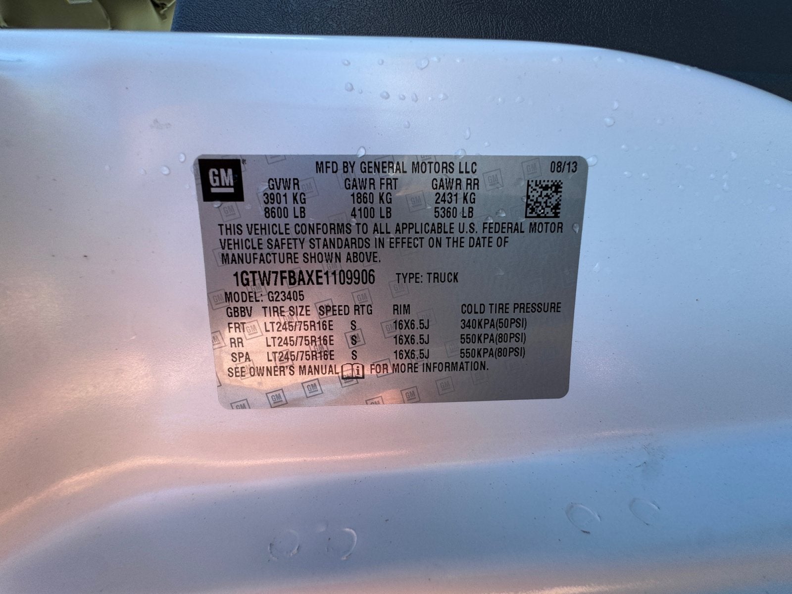 2014 GMC Savana Cargo Van Work Van