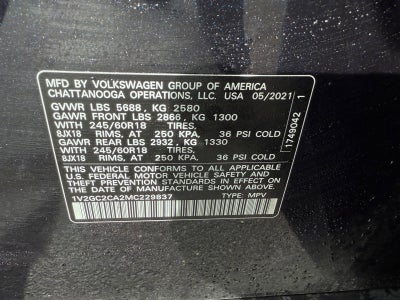 2021 Volkswagen Atlas Cross Sport 2.0T S