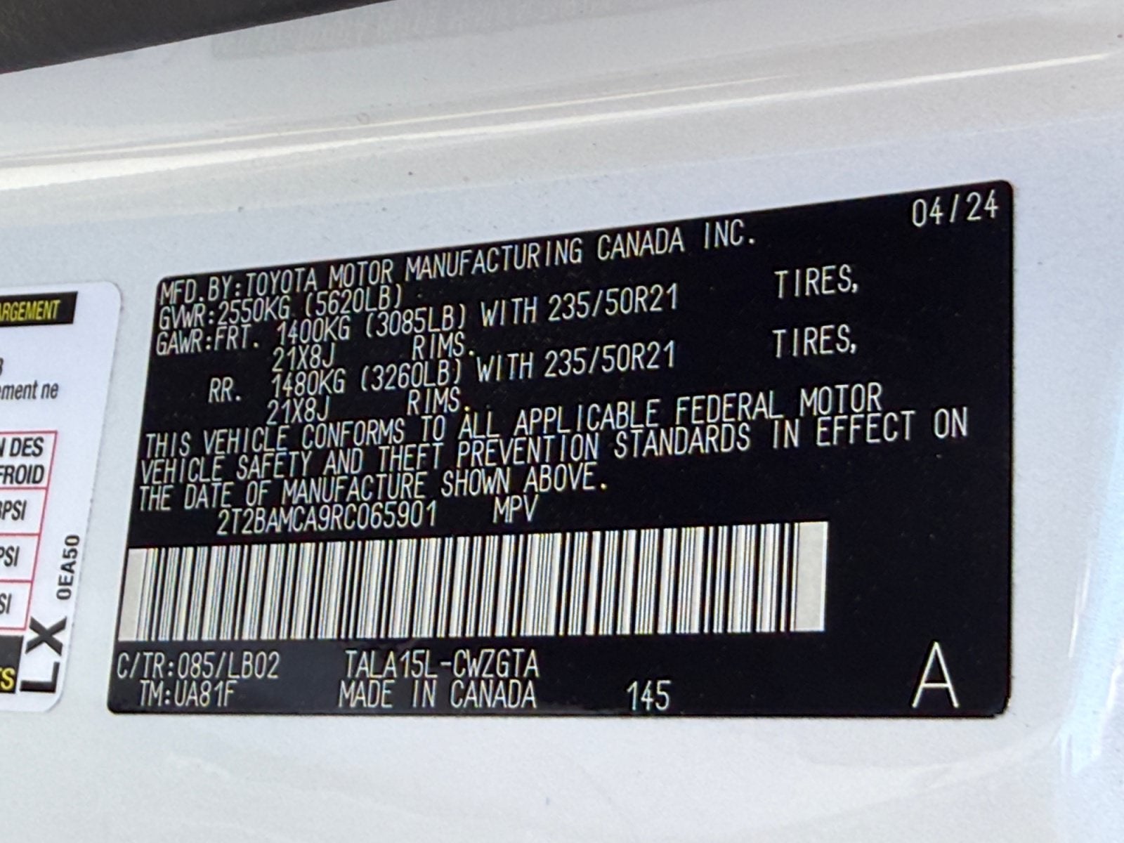 2024 Lexus RX RX 350 Premium