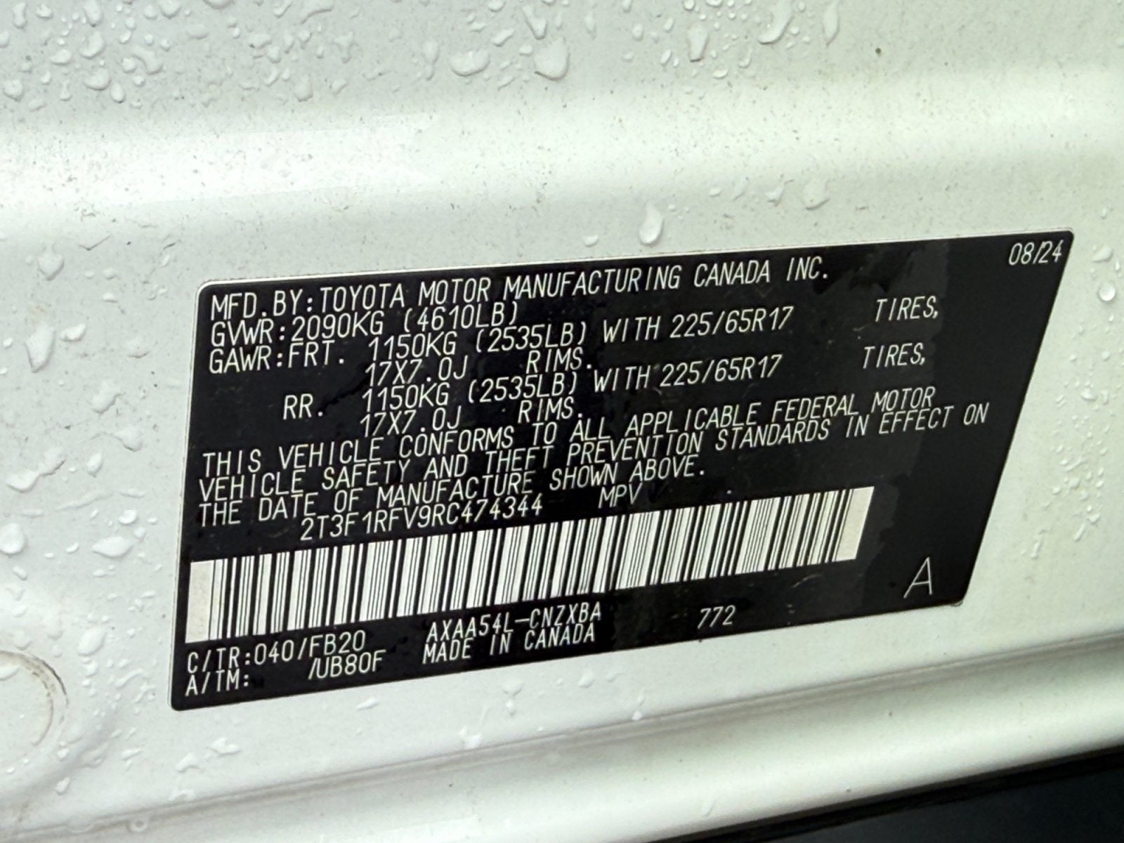 2024 Toyota RAV4 LE