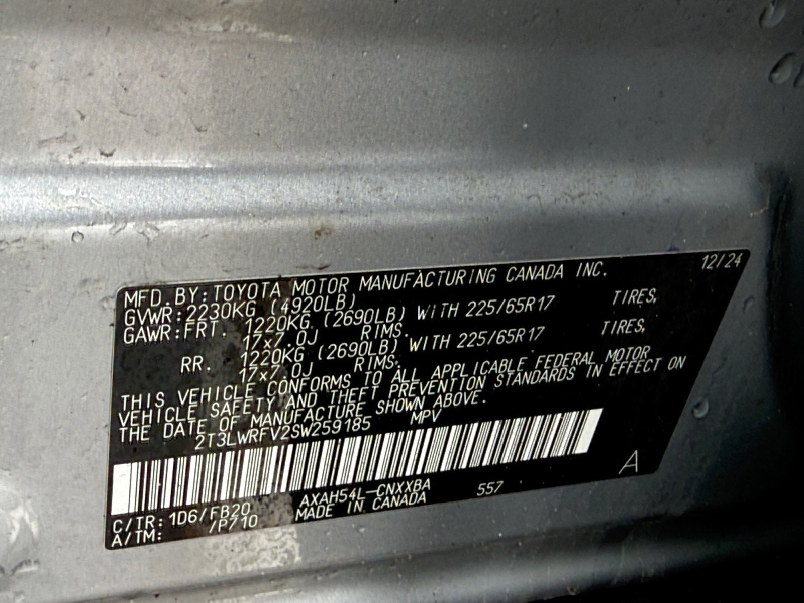 2025 Toyota RAV4 Hybrid LE