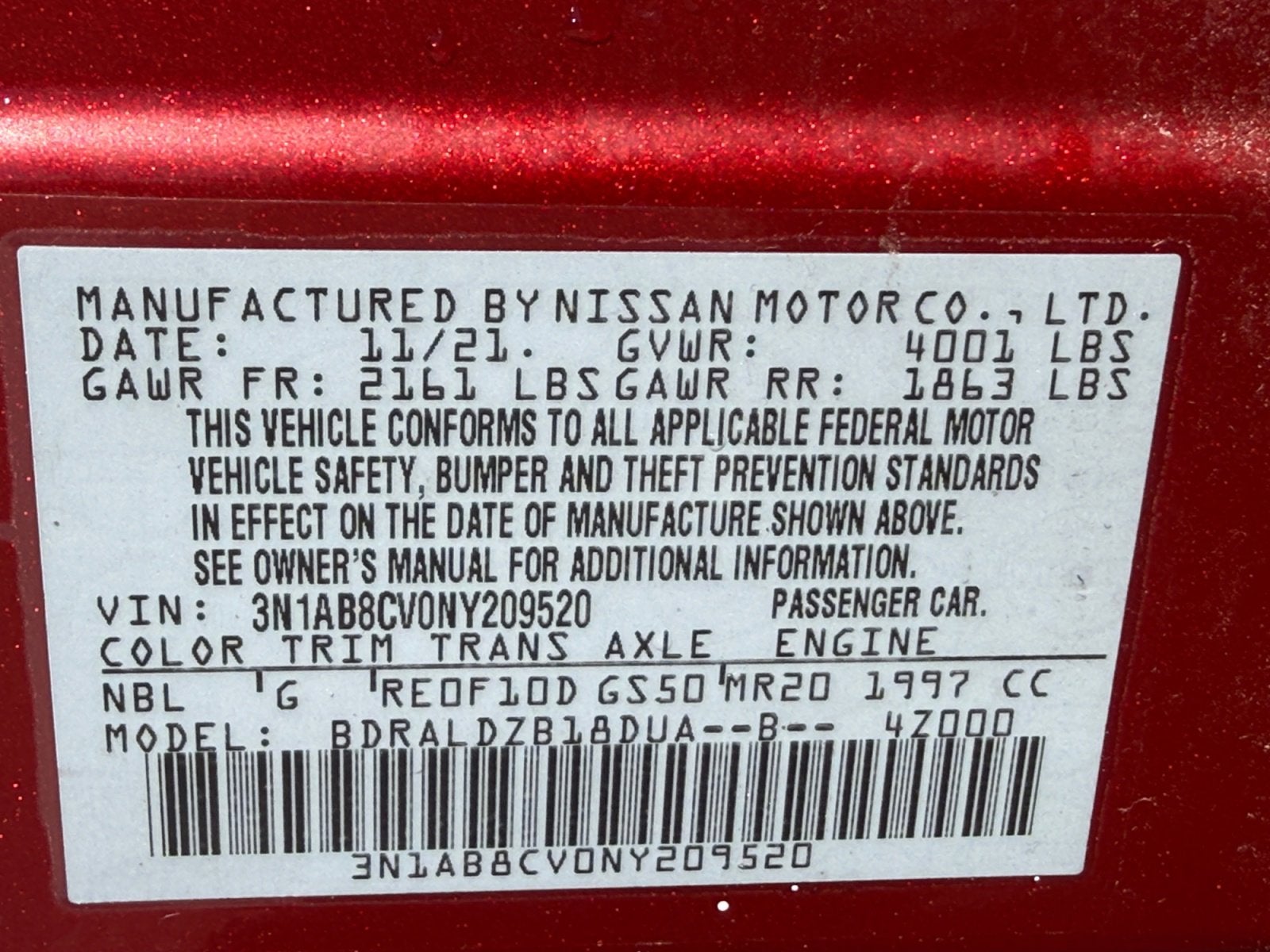 2022 Nissan Sentra SV