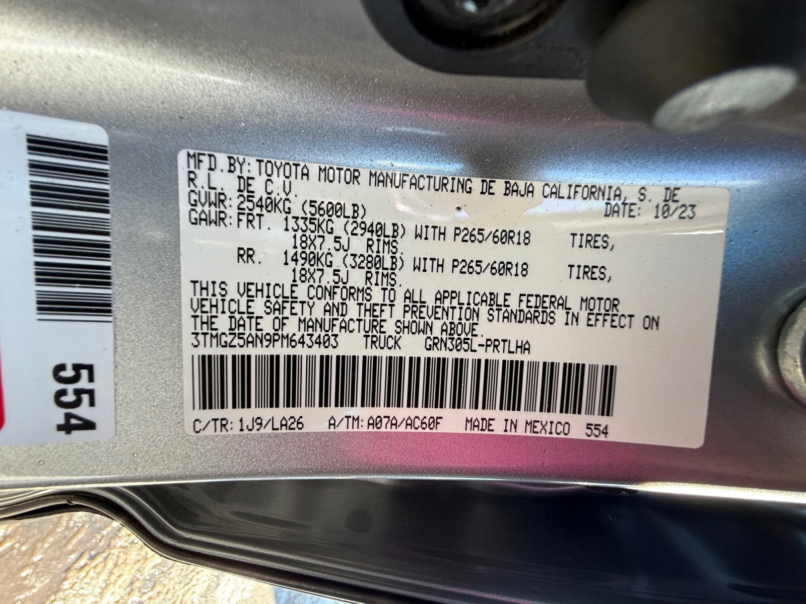 2023 Toyota Tacoma 4WD Limited