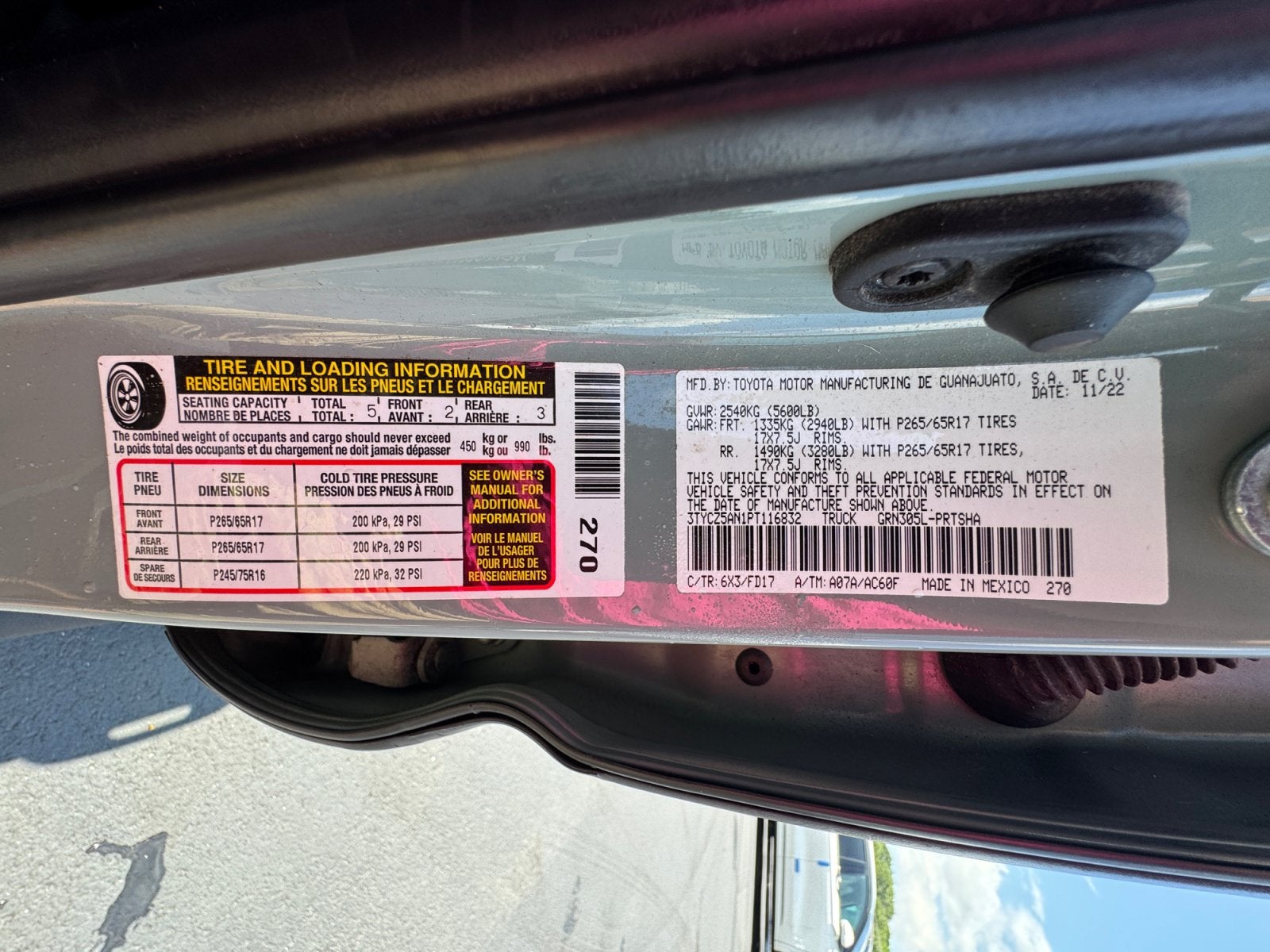 2023 Toyota Tacoma 4WD TRD Sport