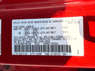 2024 Toyota Tacoma 4WD SR5