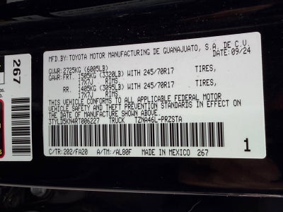 2024 Toyota Tacoma 4WD SR
