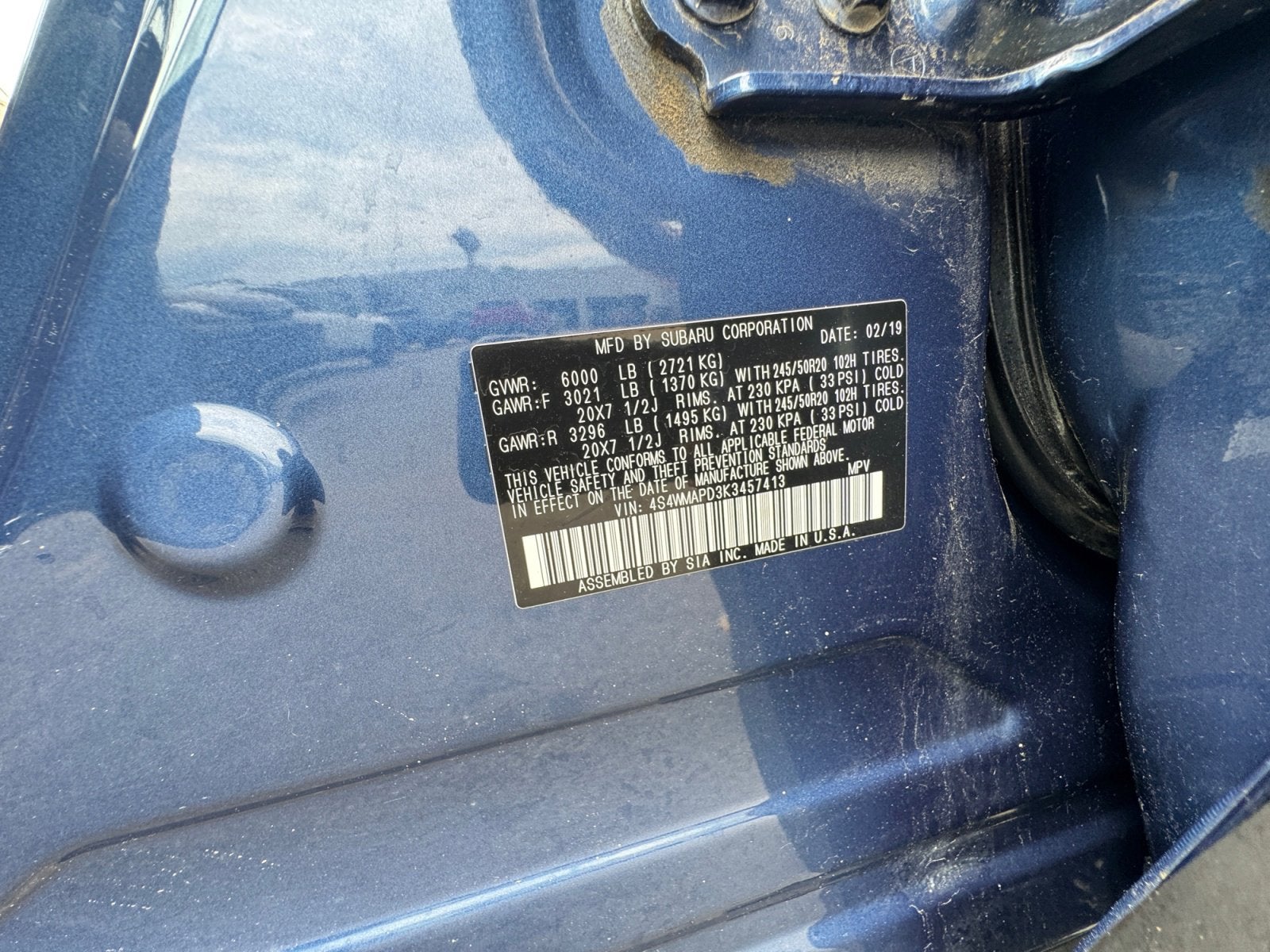 2019 Subaru Ascent Limited