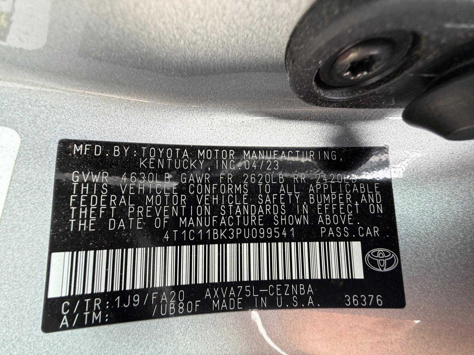 2023 Toyota Camry LE