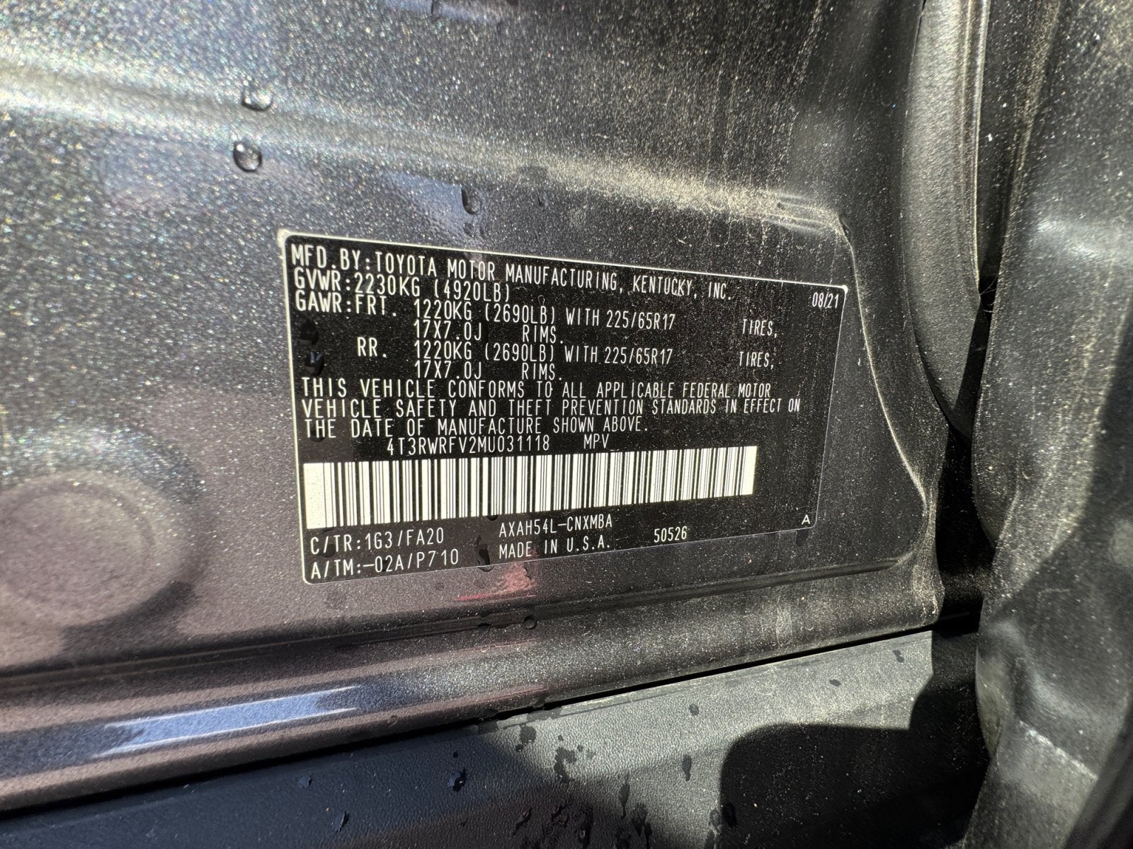 2021 Toyota RAV4 Hybrid XLE