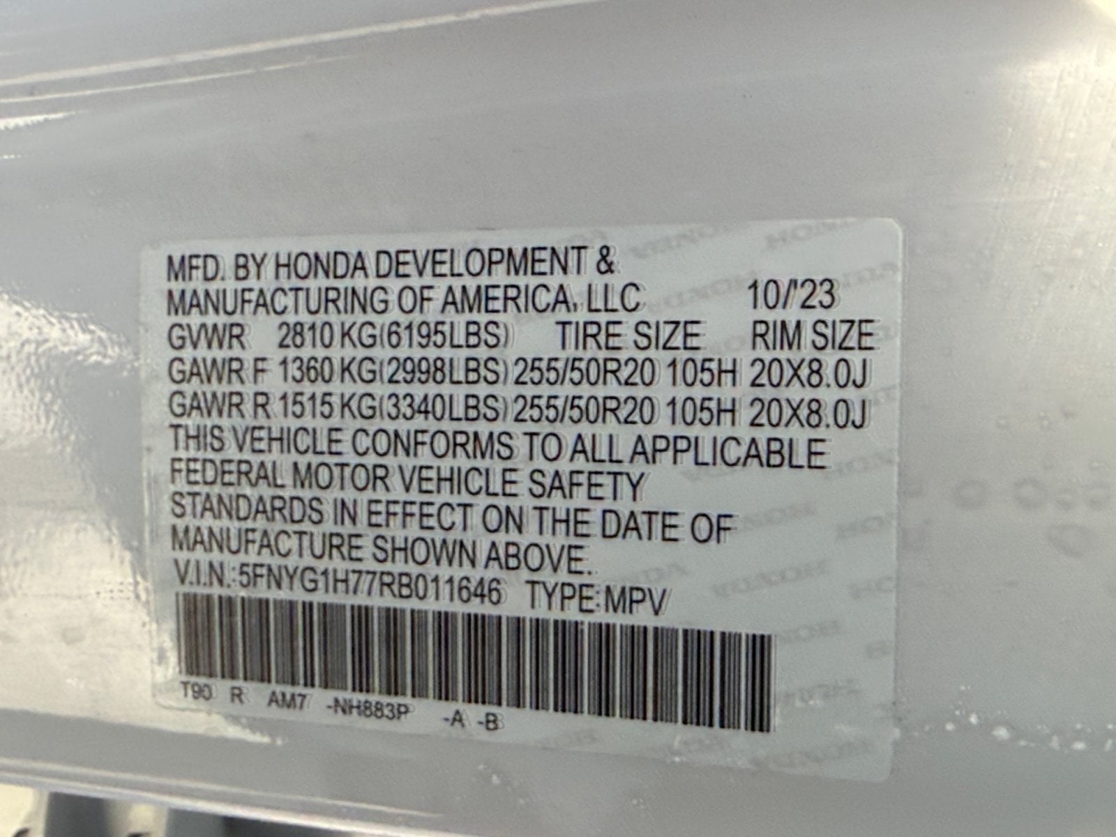2024 Honda Pilot Touring