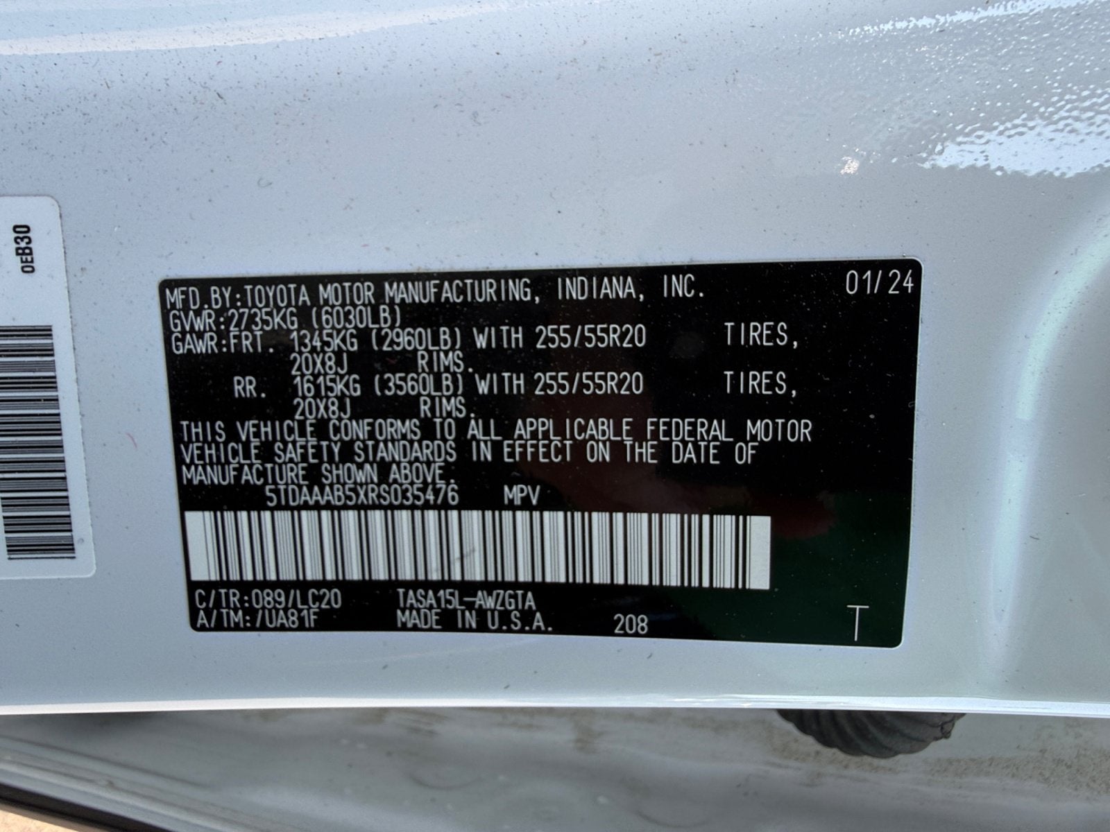 2024 Toyota Grand Highlander Limited