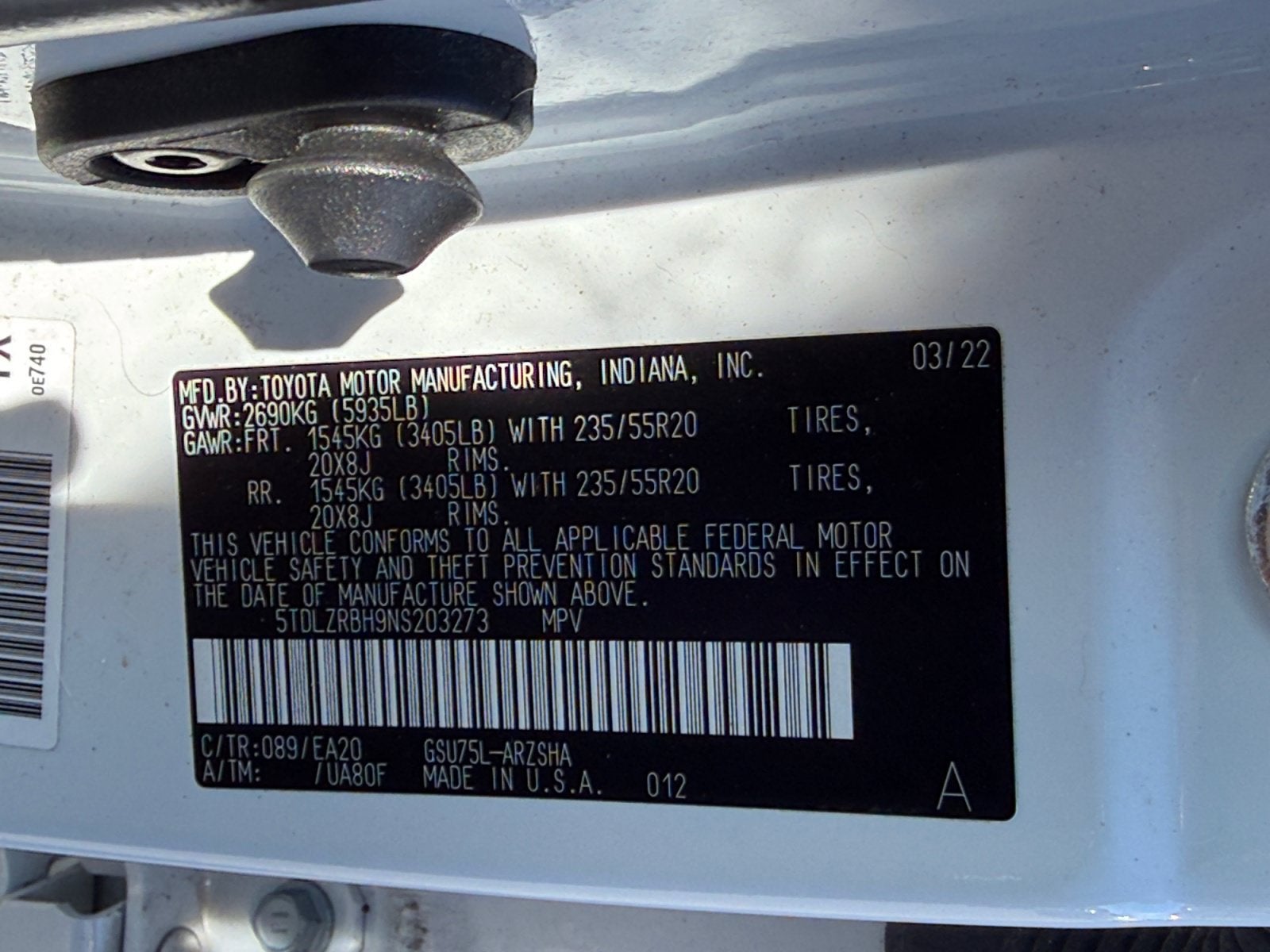 2022 Toyota Highlander XSE