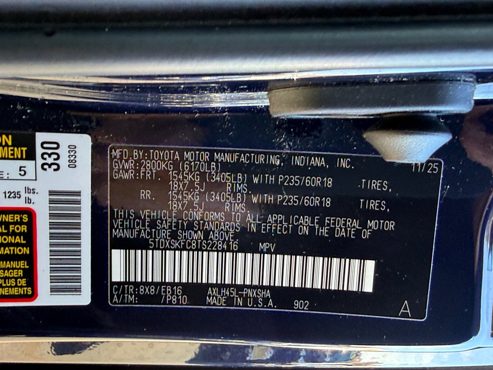2026 Toyota Sienna XSE