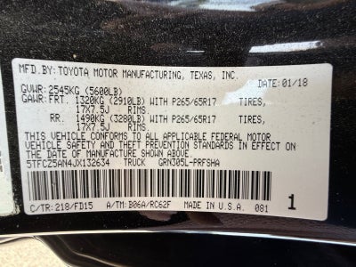 2018 Toyota Tacoma TRD Sport