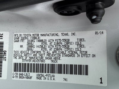 2014 Toyota Tundra 4WD Truck LTD
