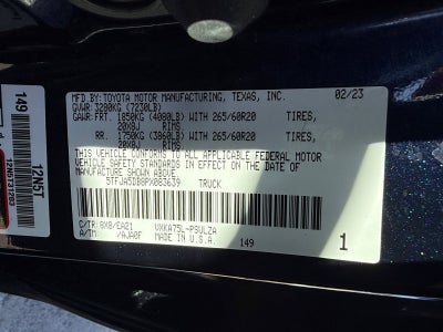 2023 Toyota Tundra 4WD Truck Limited