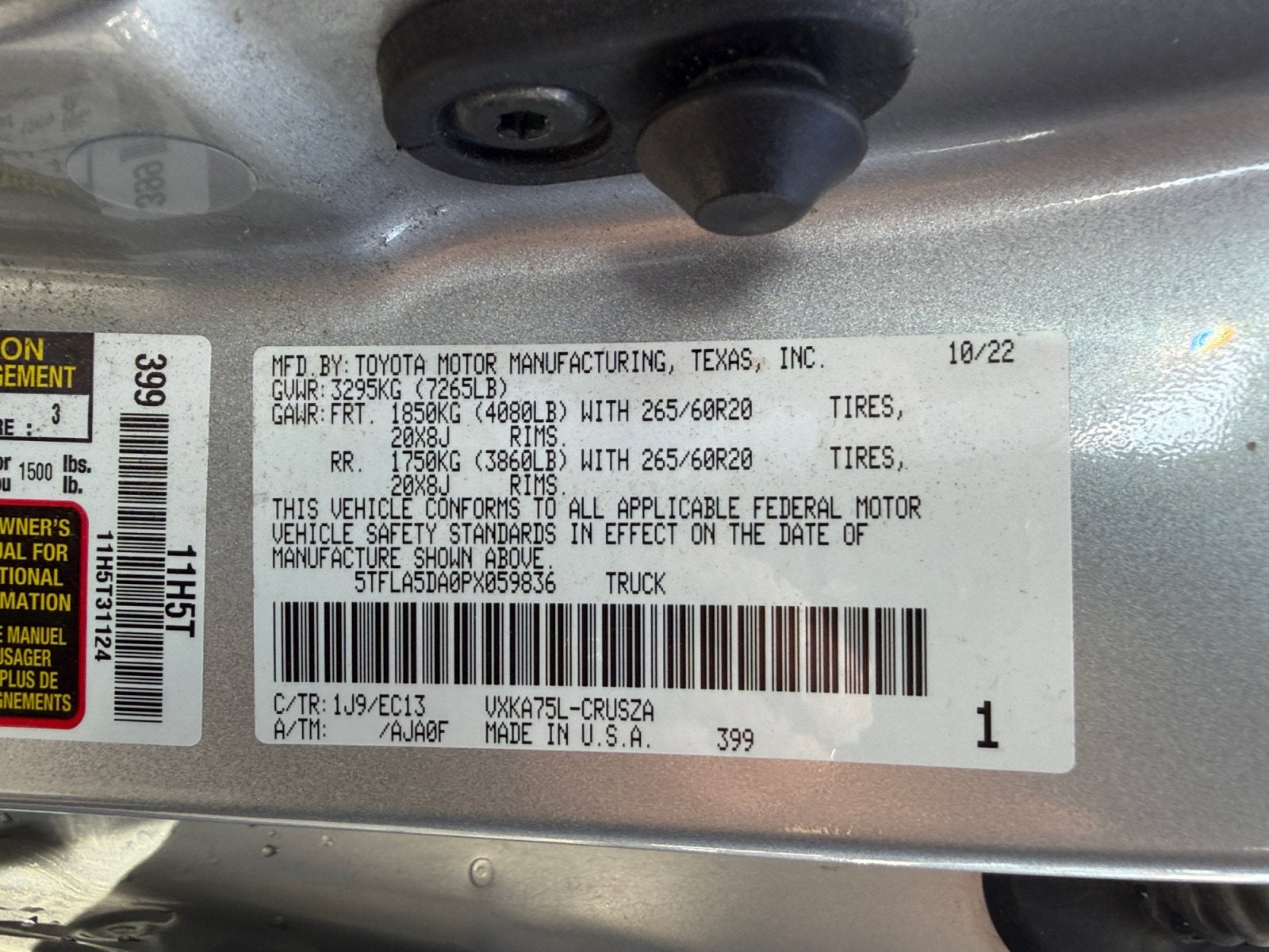 2023 Toyota Tundra 4WD Truck SR5