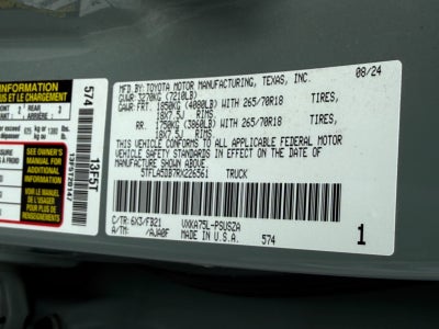 2024 Toyota Tundra 4WD Truck SR5