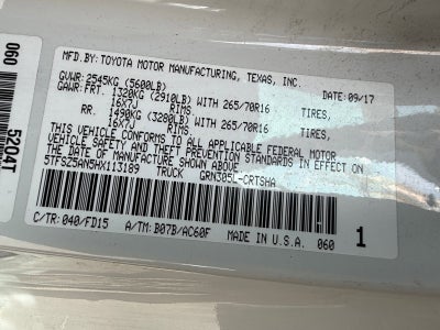 2017 Toyota Tacoma TRD Off Road