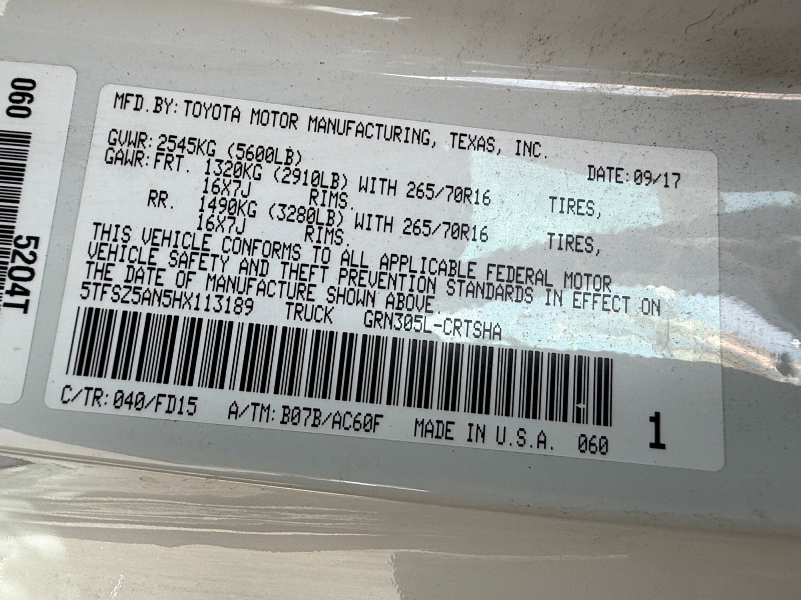 2017 Toyota Tacoma TRD Off Road