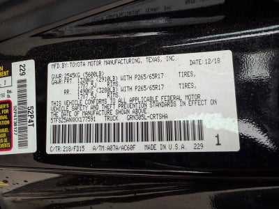 2019 Toyota Tacoma 4WD TRD Sport