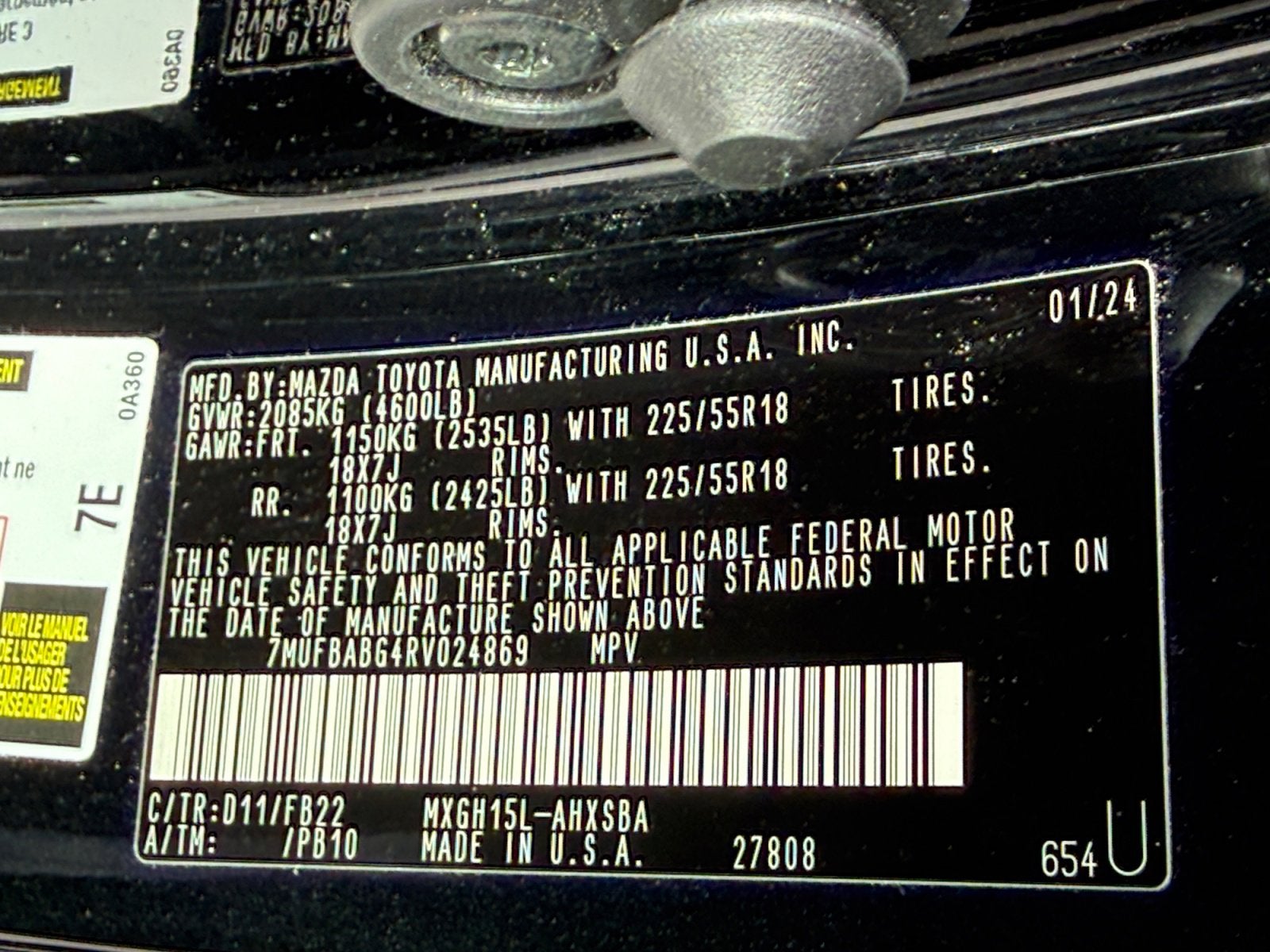 2024 Toyota Corolla Cross Hybrid Nightshade Edition