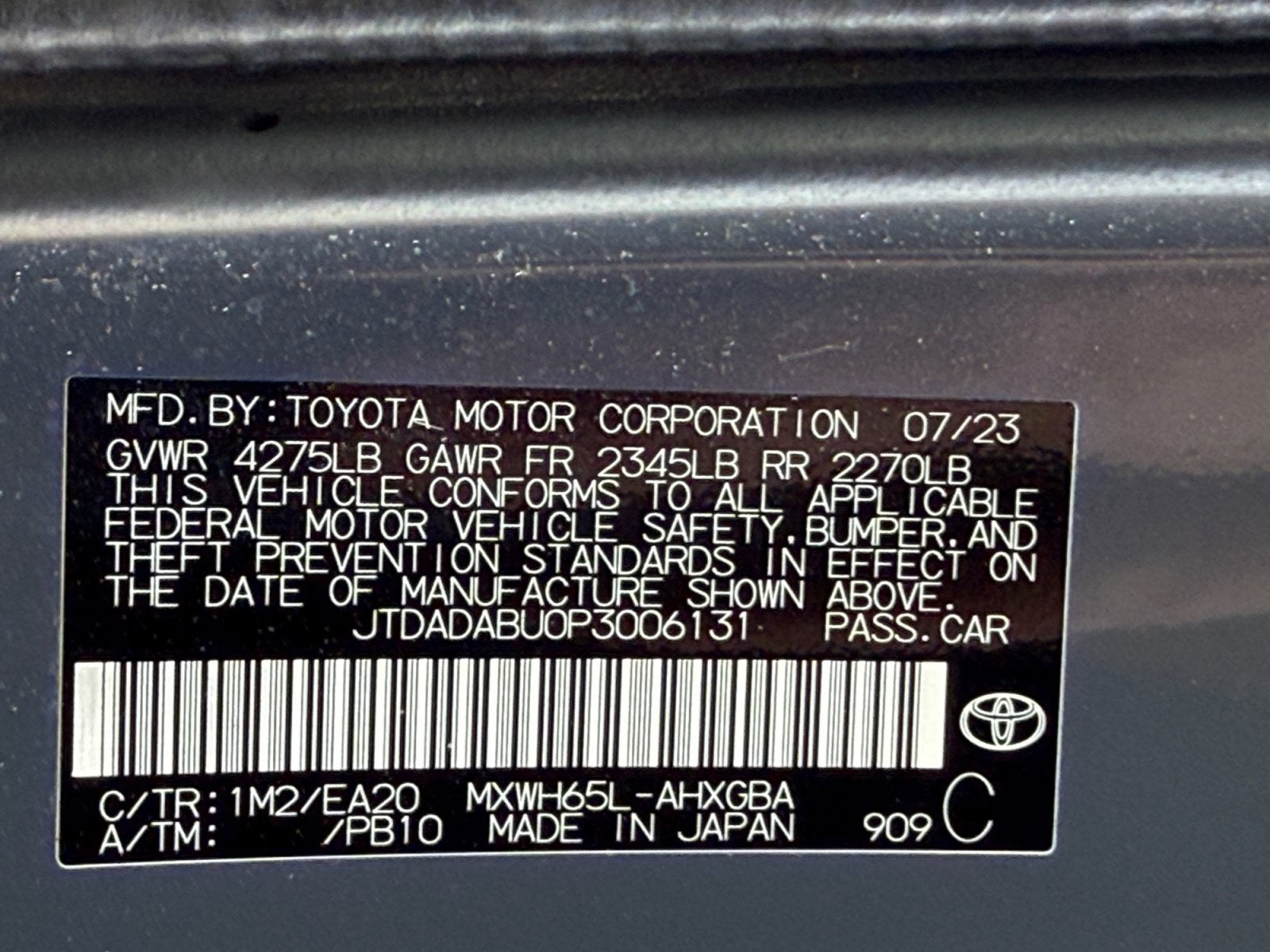 2023 Toyota Prius XLE