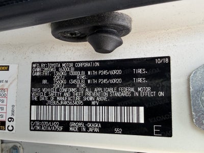 2019 Toyota 4Runner Limited Nightshade