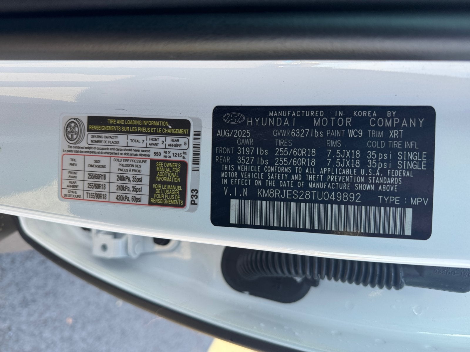 2026 Hyundai Palisade XRT Pro