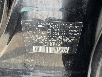 2019 Hyundai Elantra Limited