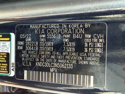 2022 Kia EV6 Wind