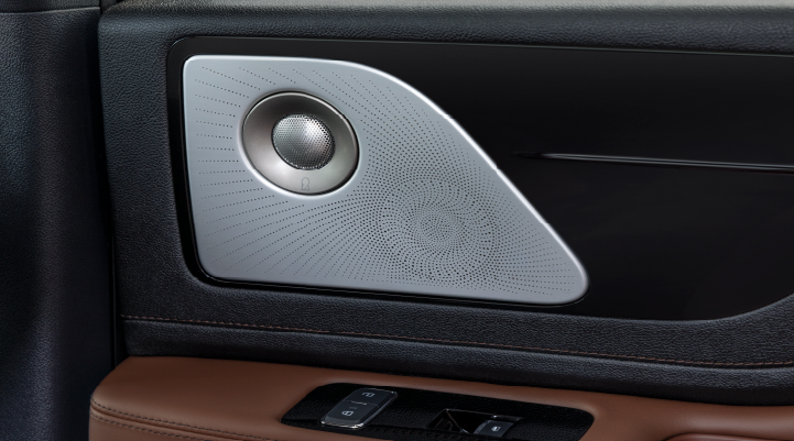 A close-up of a speaker located on the door’s interior is shown. | Irwin Lincoln Laconia in Laconia NH