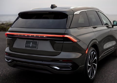 The rear of a 2026 Lincoln Black Label™ Nautilus® SUV displays full LED rear lighting. | Irwin Lincoln Laconia in Laconia NH