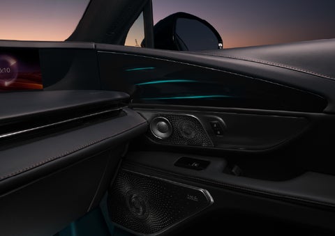 Selectable ambient lighting glows in the passenger door panel. | Irwin Lincoln Laconia in Laconia NH